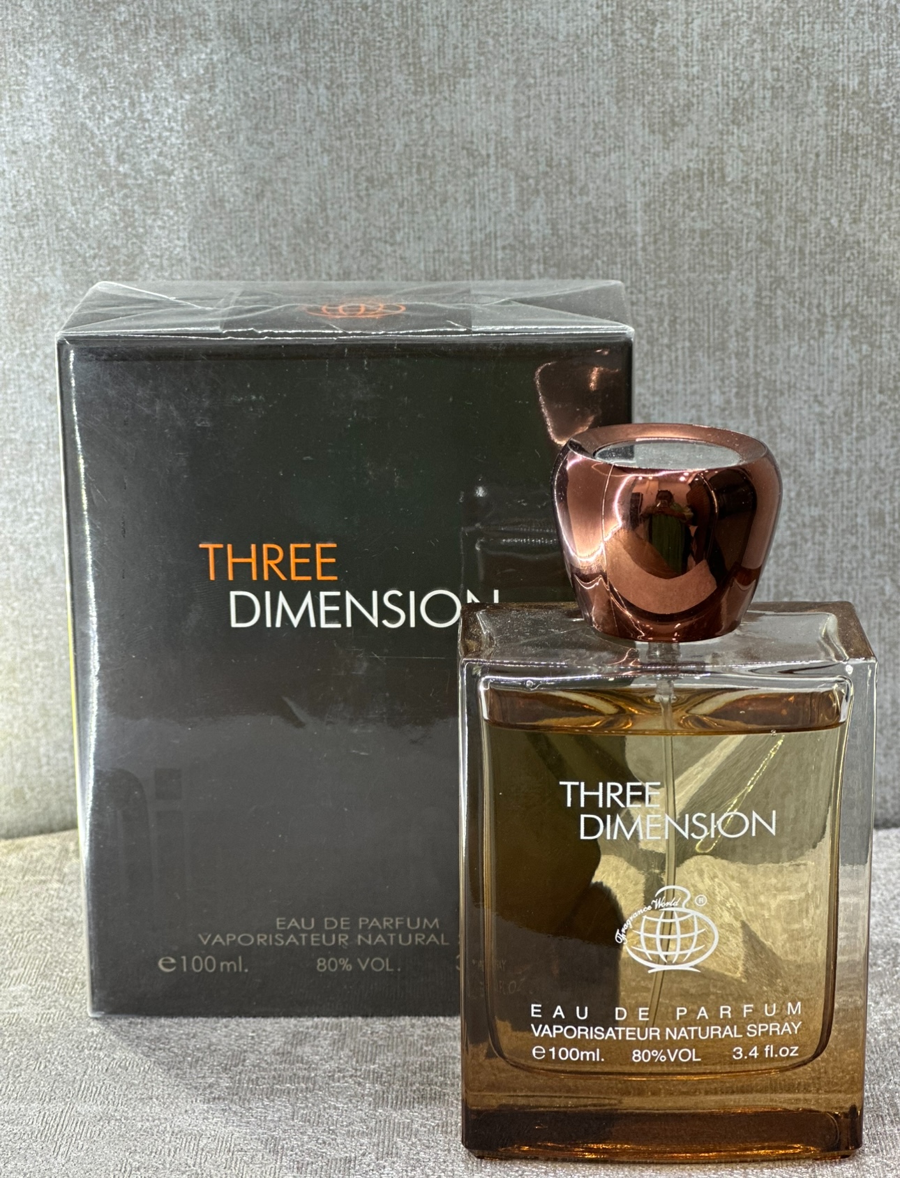 عطر ادکلن ۱۰۰ میل مردانه تق هرمس فراگرنس ورد تری دیمنشن